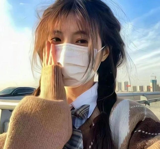 人群中的孩童